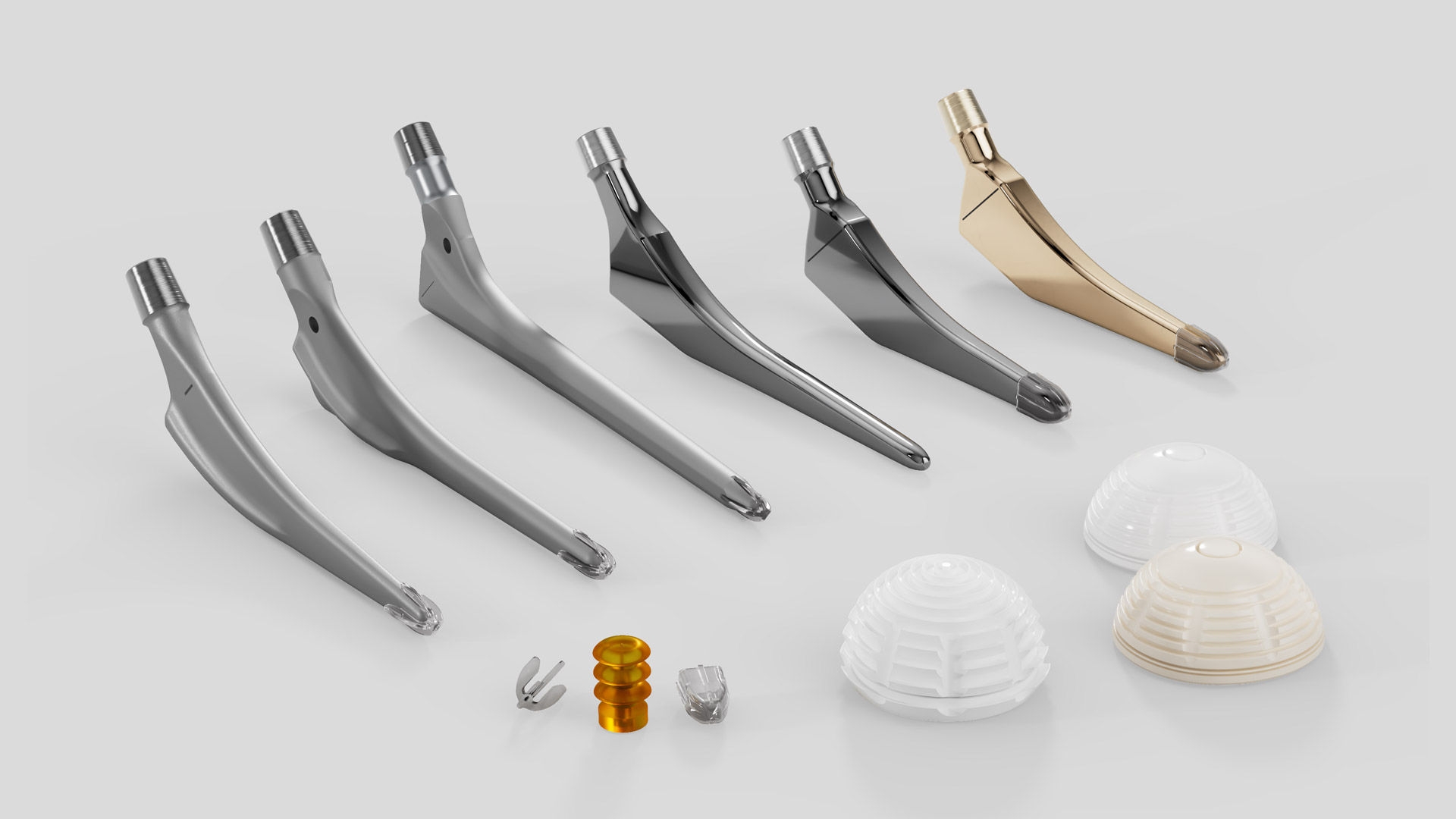 Aesculap zementiertes Hüftschaft- und Pfannenportfolio