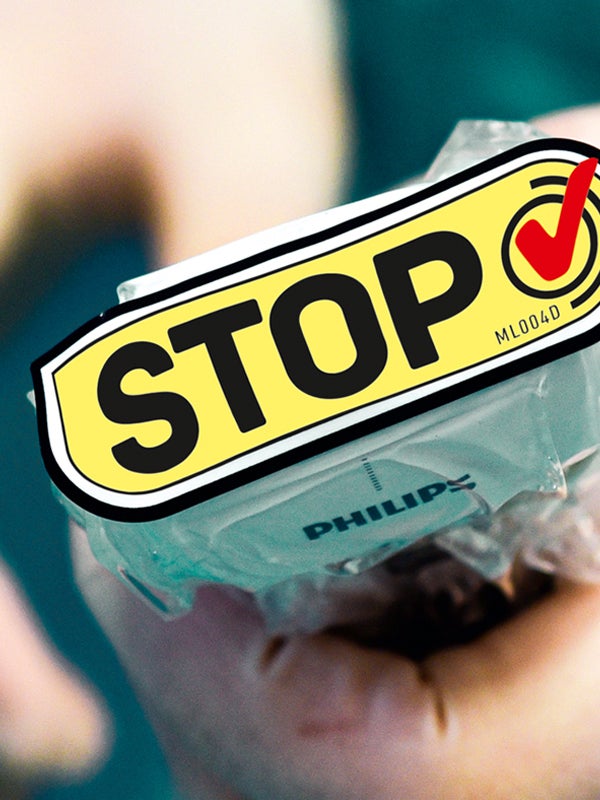 EZCOVER® Stopp-Sicherheitsschild.