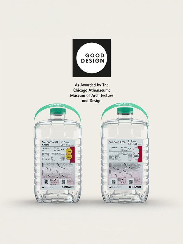 Bild des Good Designaward preisgekrönten Sol-Can-A Kanisters