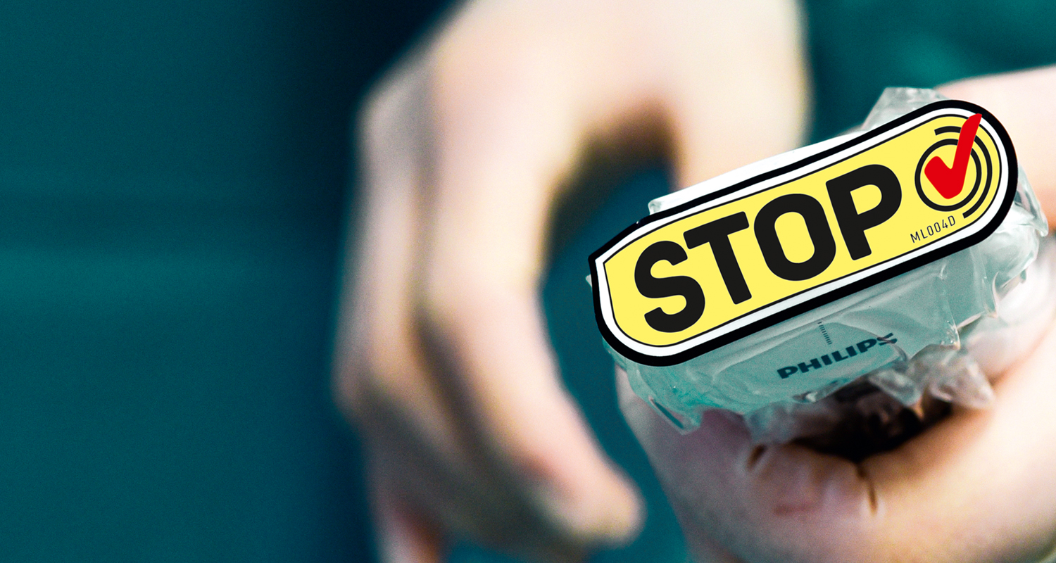 Ezcover „STOP“-Aufkleber