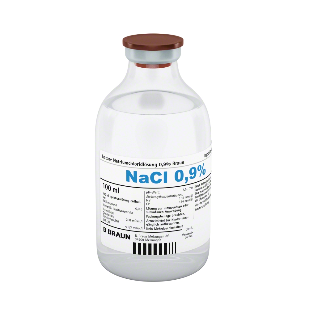 Isotone Natriumchloridlösung 0 9 Braun Injektionslösung Inhalieren