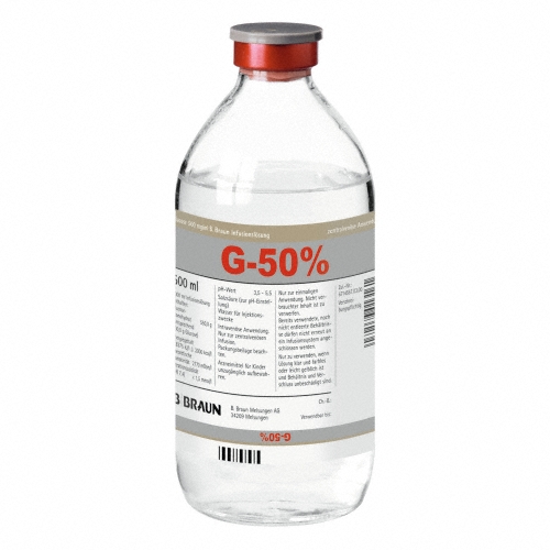 Glucose 500 mg/ml B. Braun Infusionslösung